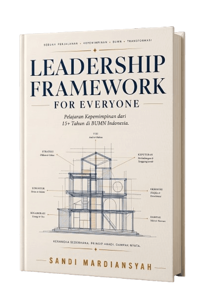 Sampul buku Leadership Framework for Everyone karya Sandi Mardiansyah